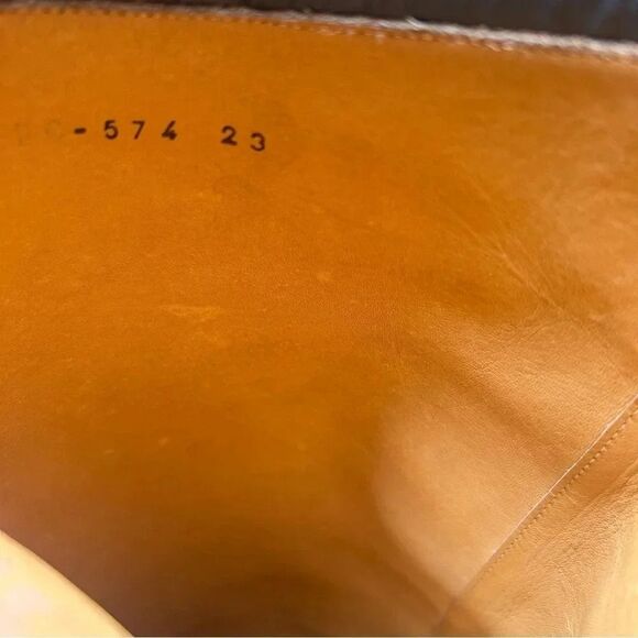 RARE Plus By Chausser Japan Tall Riding Equestrian Boots Leather Womens Size 6.5 - Picture 10 of 11